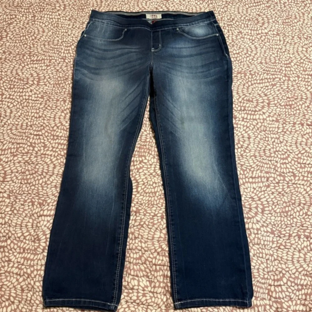 LEI Dark Blue Straight Leg Jeans‎